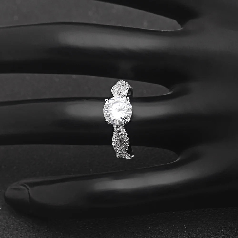 Andrea Twist – 925 Sterling Silver Ring Stone