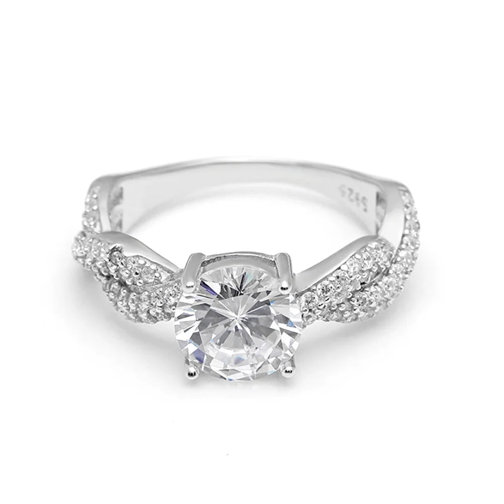 Andrea Twist – 925 Sterling Silver Ring Stone