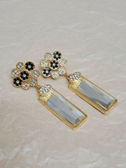 Nooré Zara – Crystal Luxe Drop Earrings