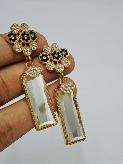 Nooré Zara – Crystal Luxe Drop Earrings