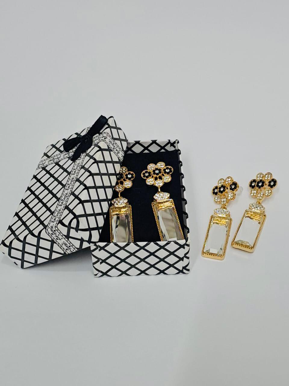 Nooré Zara – Crystal Luxe Drop Earrings