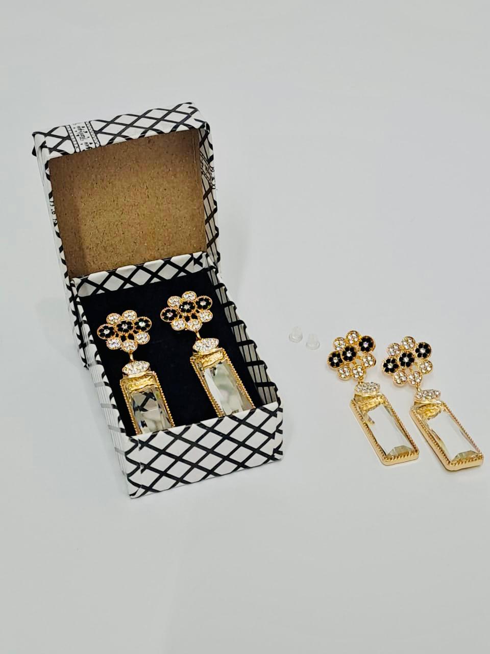 Nooré Zara – Crystal Luxe Drop Earrings